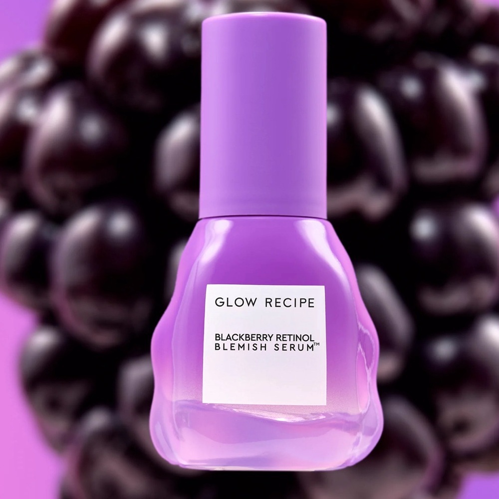 NEW Glow Recipe Blackberry Retinol Blemish Serum